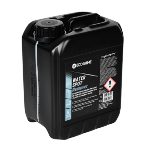 WATER SPOT REMOVER 5L - Specjalistyczny preparat do usuwania osadów wapiennych, zacieków po twardej wodzie  oraz śladów po myciu i zraszaczach. 