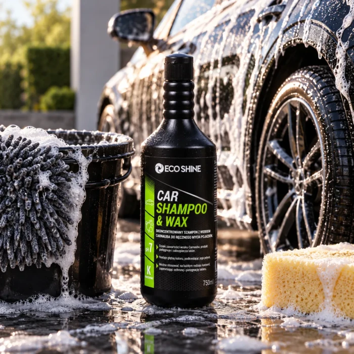 car shampoo and wax szampon z woskiem do ręcznego mycia samochodów.webp