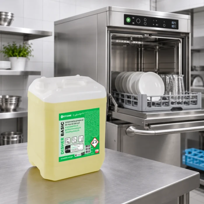 disher basic płyn uniwersalny do mycia w zmywarkach gastronomicznych i przemysłowych.webp